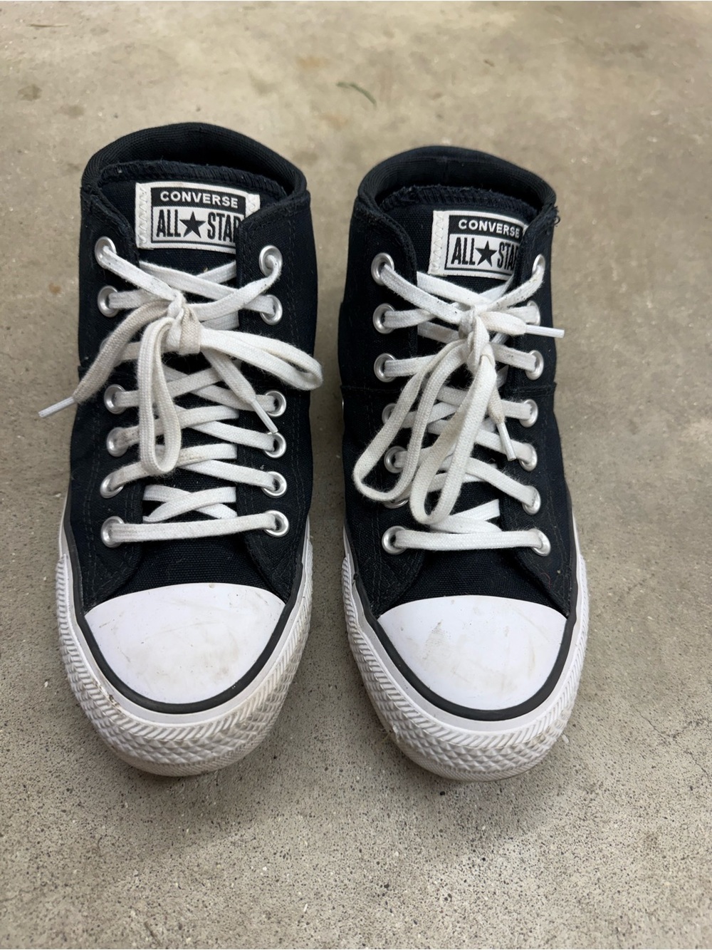 Converse Black & White Women’s High-Top Sneakers